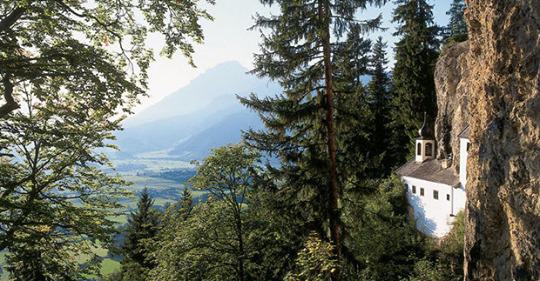 De kluizenaarshut in Saalfelden © Toeristische Dienst Saalfelden Leogang