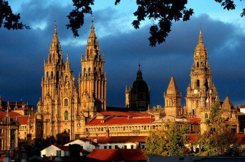 De basiliek van Santiago de Compostela © Santiago de Compostela