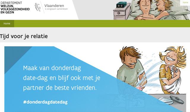 Schermafbeelding van de website Tijd voor je relatie.