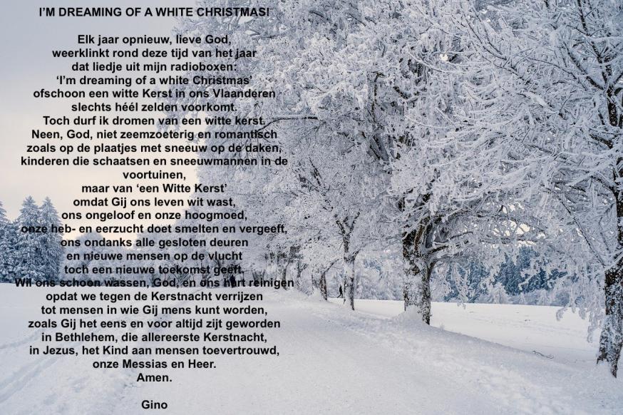 I’M DREAMING OF A WHITE CHRISTMAS! © Pixabay - Peter Engelbert