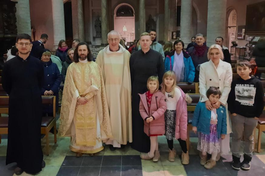 Oekraïens Grieks-Katholieke Kerstviering in de Sint-Kwintenskerk te Leuven © Pastorale zone Leuven aan de Dijle