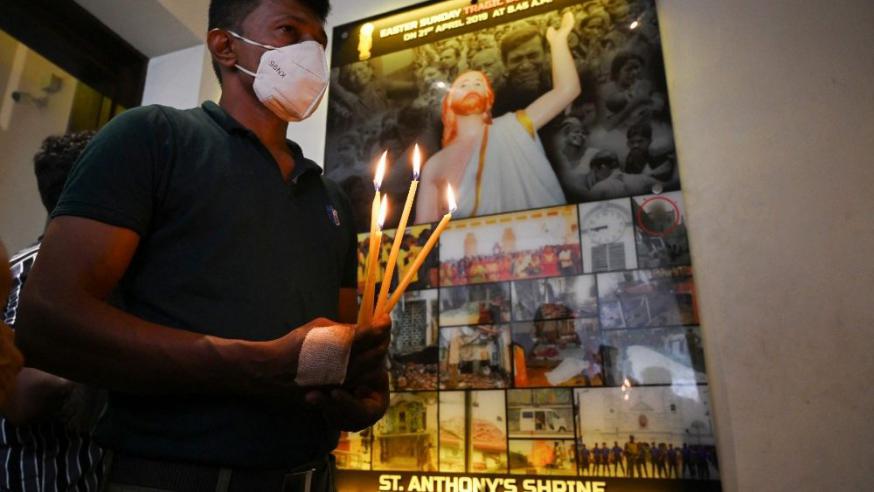 Herdenking van de slachtoffers van de Paasaanslagen in Sri Lanka © Vatican Media