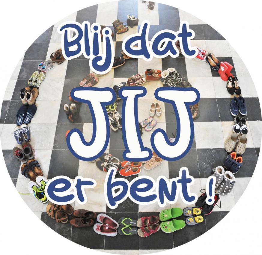 de grondtoon van het nieuwe werkjaar: 'blij dat JIJ er bent!' © ccv brugge