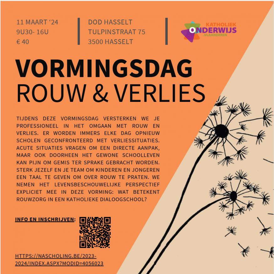 Studiedag rouw en verlies © Vicariaat Onderwijs bisdom Hasselt