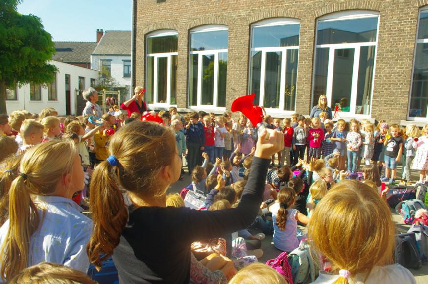 Jaarlijks actiemoment voor recht op onderwijs © Studio Globo