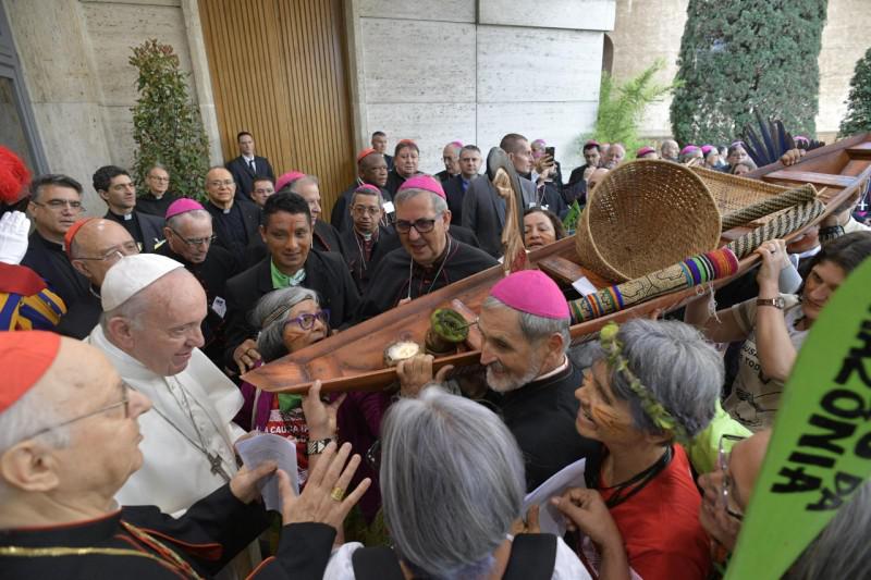 Start van de amazonesynode in Rome © Vaticaan Media