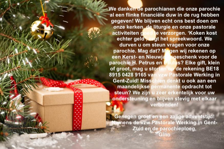 KERSTGESCHENK VOOR UW PAROCHIE © Peter Engelbert