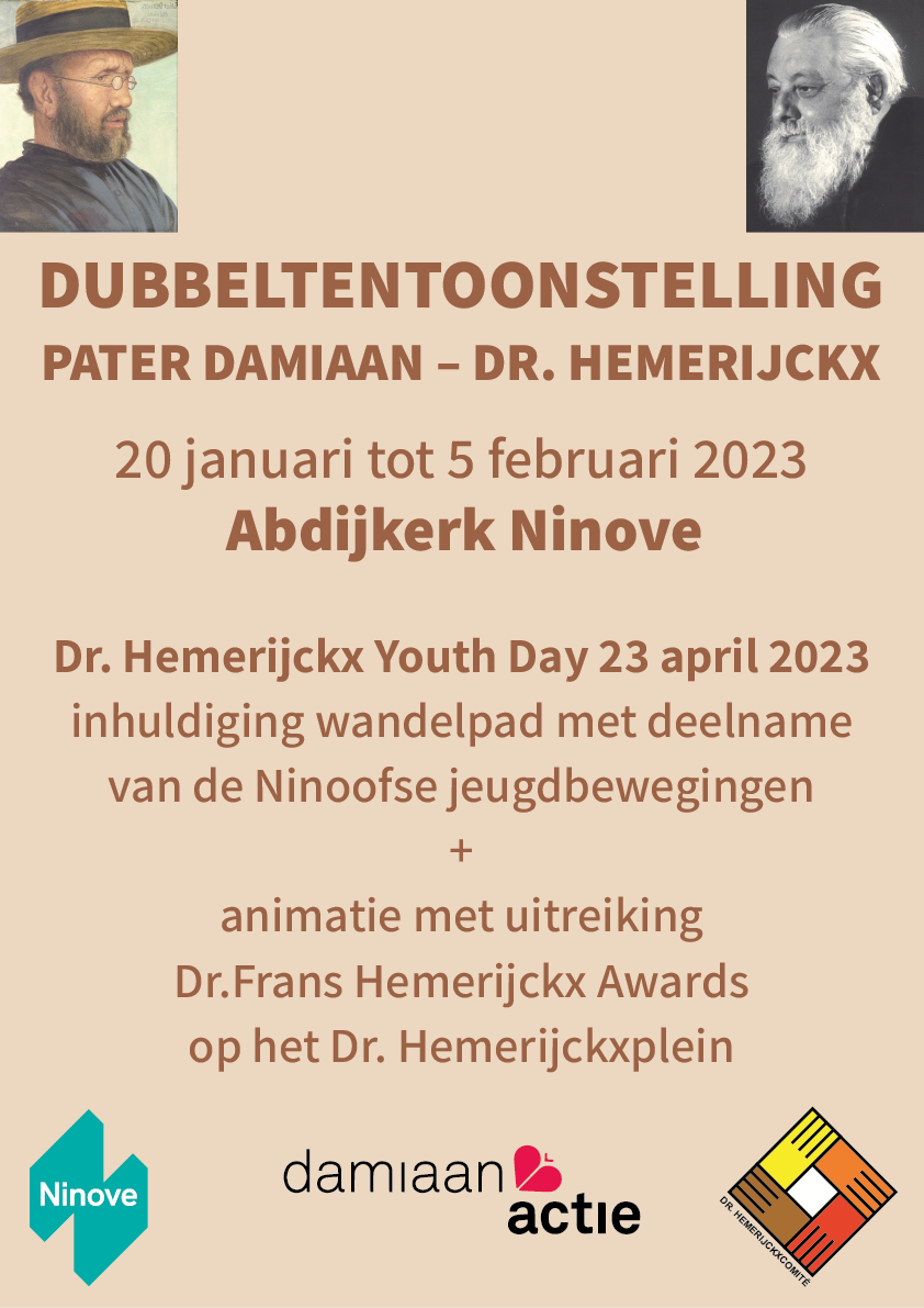 Dubbeltentoonstelling Pater Damiaan - Dr. Hemerijckx © Stad Ninove - Dr. Hemerijckxcomité - Damiaanactie