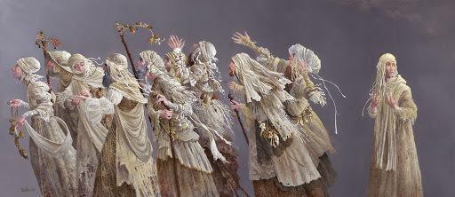 The Ten Lepers (James C. Christensen, © James Christensen)  