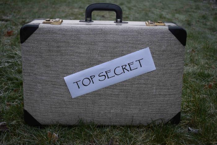 Top secret koffer © Sylvie De Ruyck