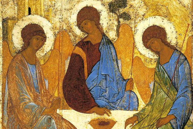 Heilige Drie-eenheid, Andrei Rublev, 15de eeuw 