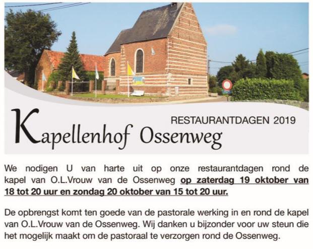 Kapellenhof Ossenweg © Pastorale zone Zoutleeuw-Geetbets