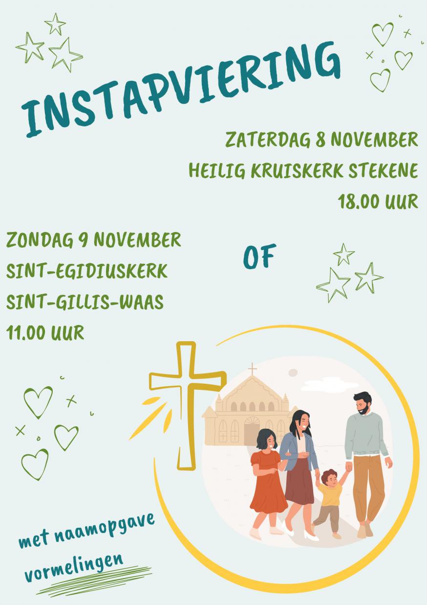 Uitnodiging instapviering 