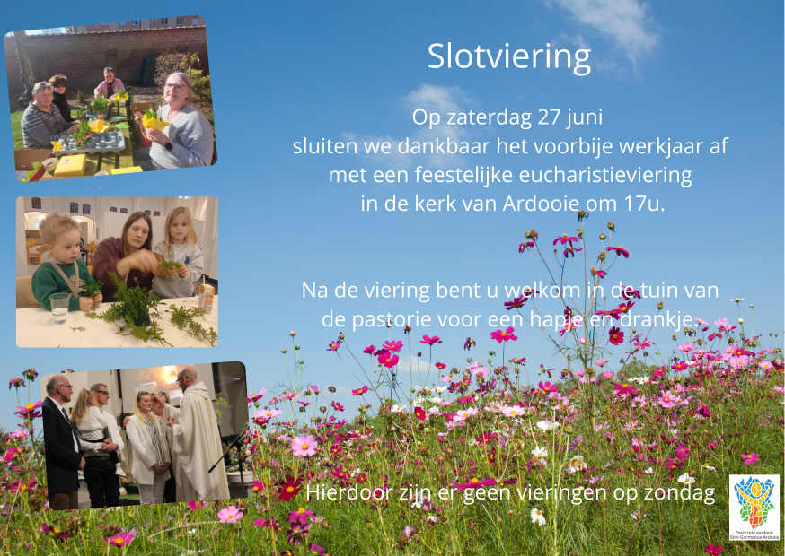 Feestelijke slotviering © PE Sint-Germanus Ardooie