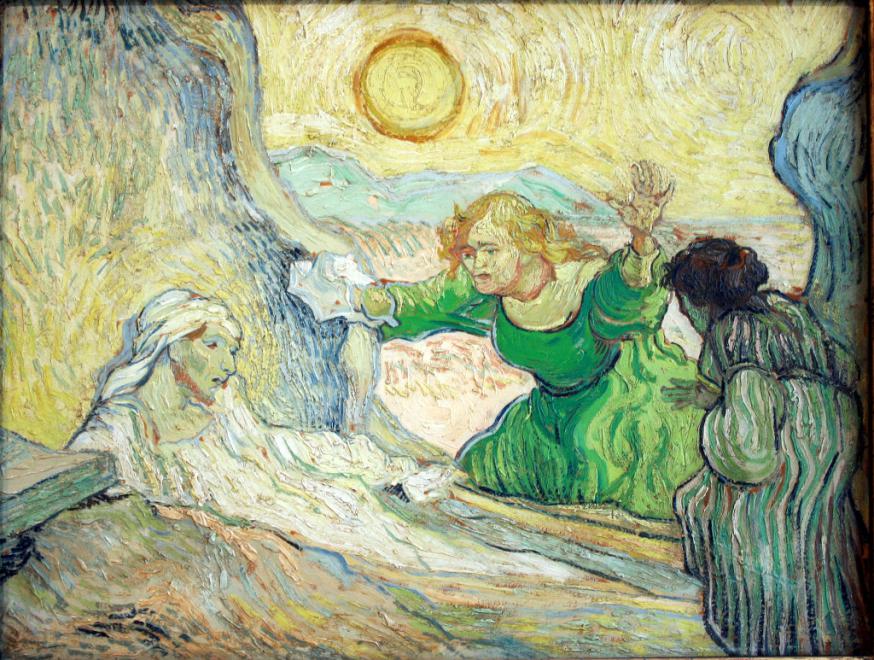 Opwekking van Lazarus, Van Gogh, 1890, Van Gogh Museum, Amsterdam 