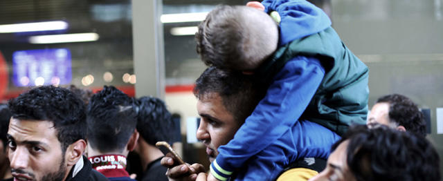 Syrische vluchtelingen in Wenen. © Josh Zakary/Flickr CC