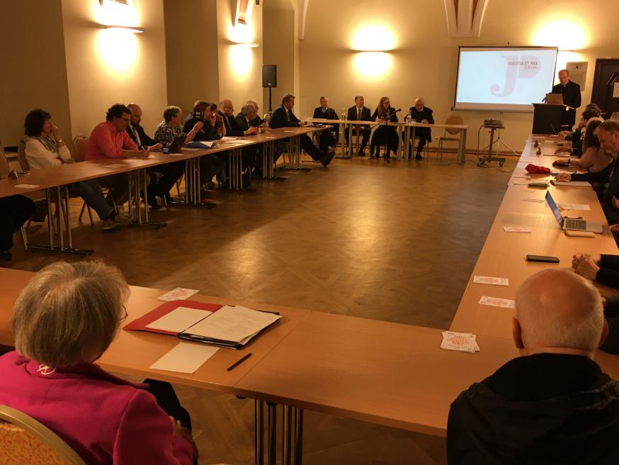 De algemene vergadering van Justice and Peace Europe in Vilnius.  © (NRV-SP)