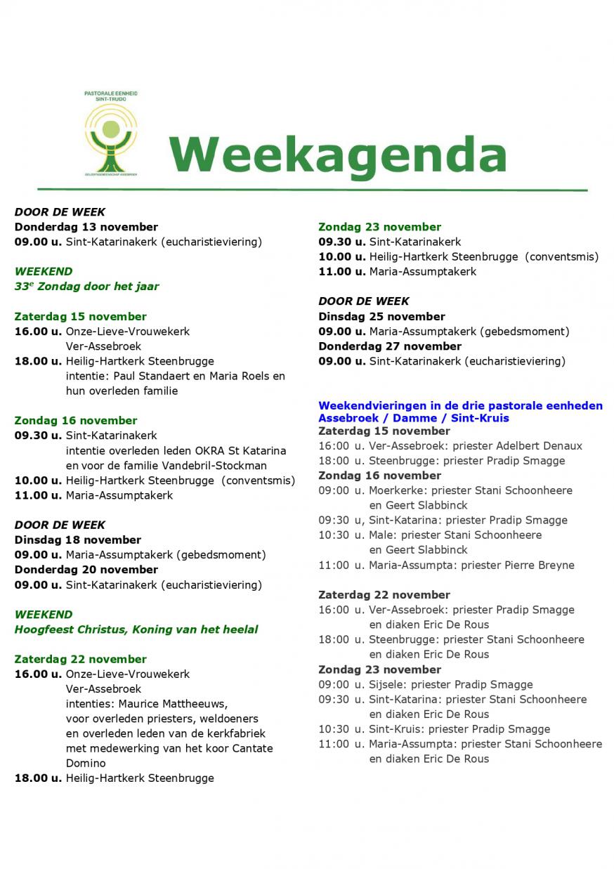 liturgische vieringen 