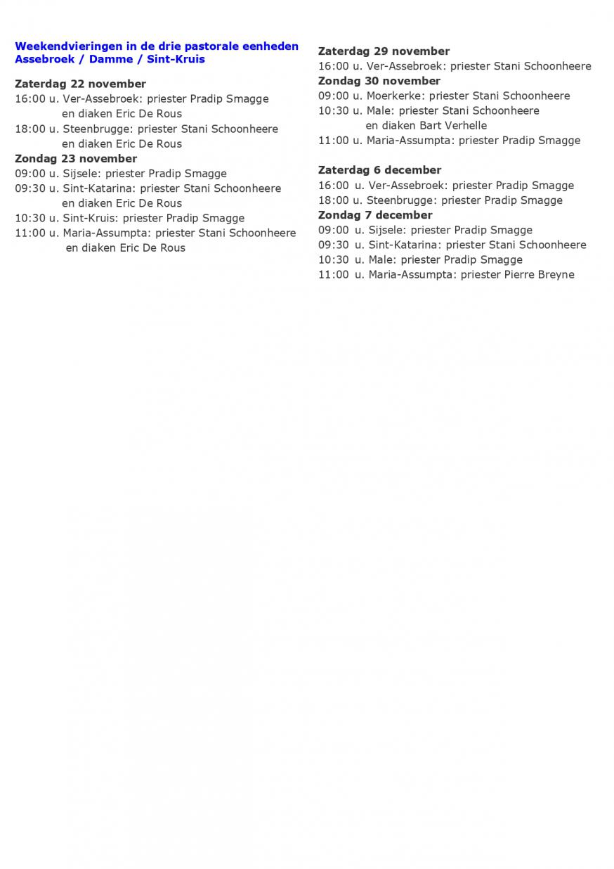 liturgische vieringen 