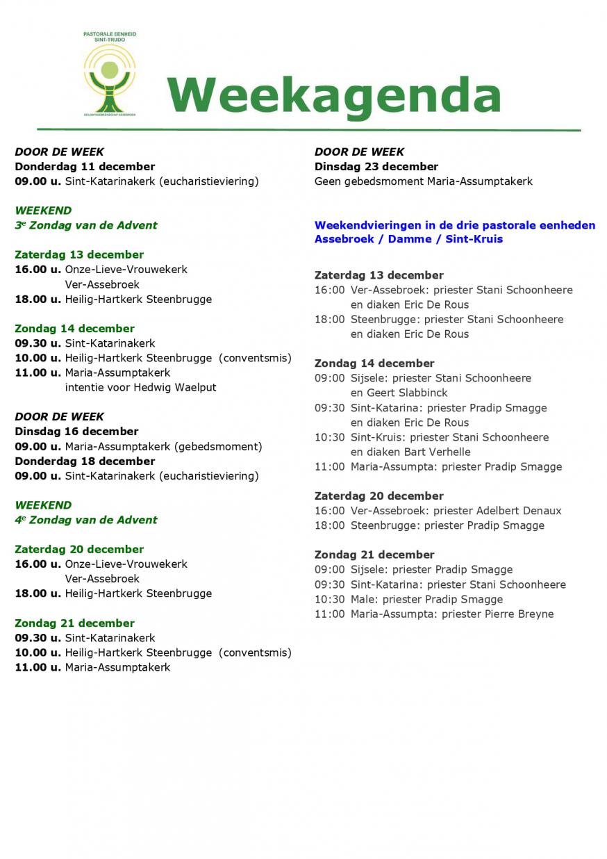 liturgische vieringen 