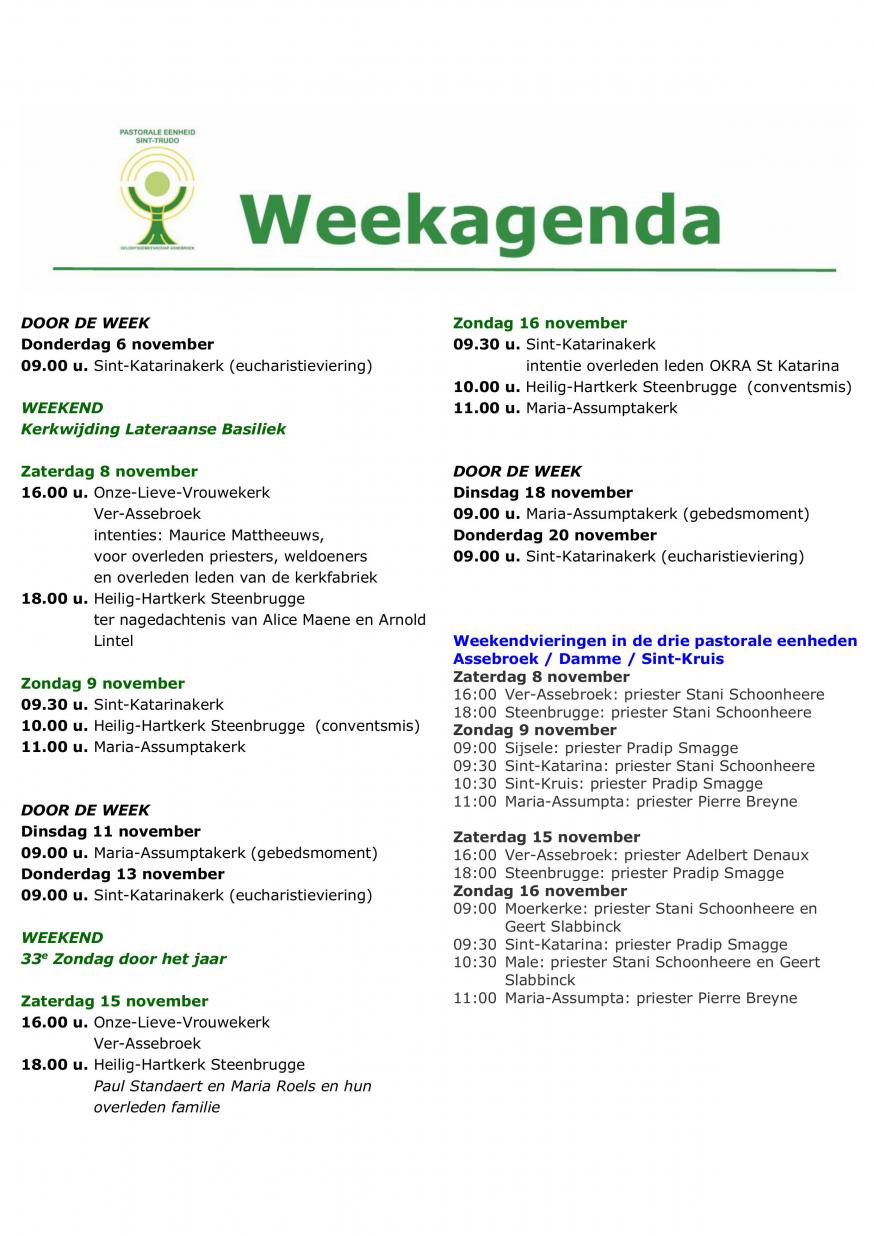 liturgische vieringen 