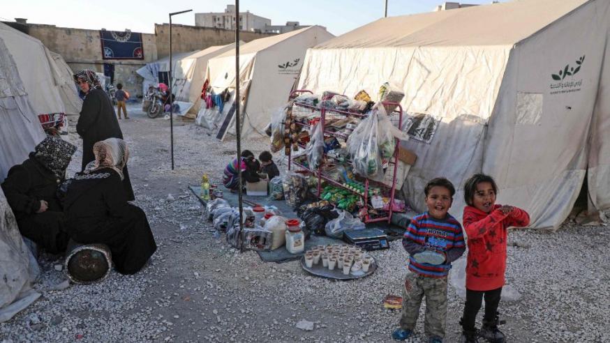 Een kamp met Syrische vluchtelingen aan Grieks-Turkse grens © Vatican Media Een kamp met Syrische vluchtelingen aan Grieks-Turkse grens © Vatican Media