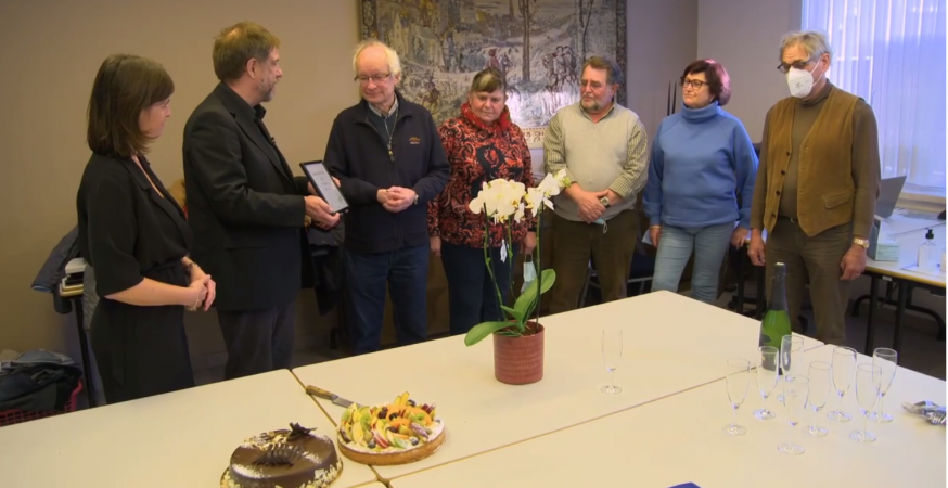 De vredesprijs wordt uitdrukkelijk opgedragen aan de groep vrijwilligers © Pax Christi De vredesprijs wordt uitdrukkelijk opgedragen aan de groep vrijwilligers © Pax Christi