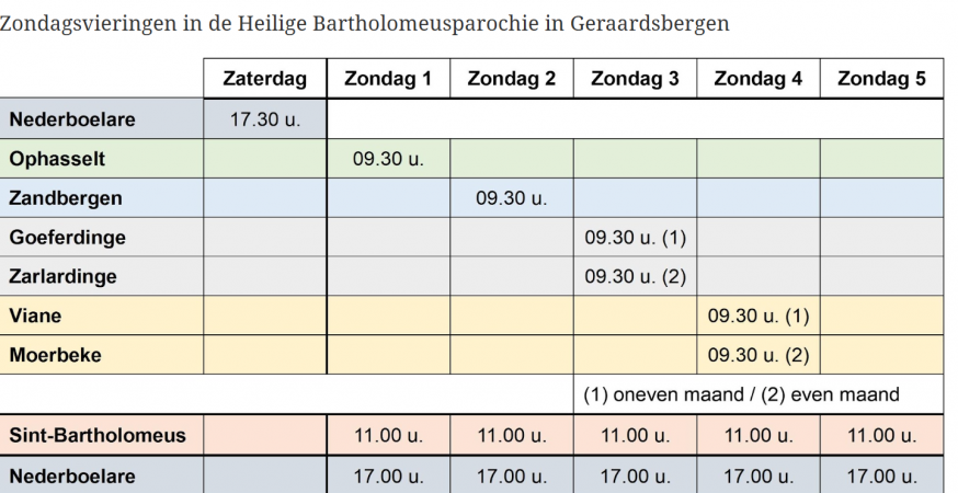 parochie Geraardsbergen 