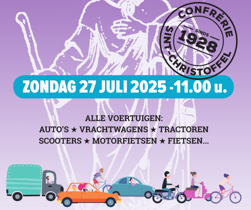 Zegening van de weggebruikers - 27 juli 2025 aan de Sint-Christoffelput 