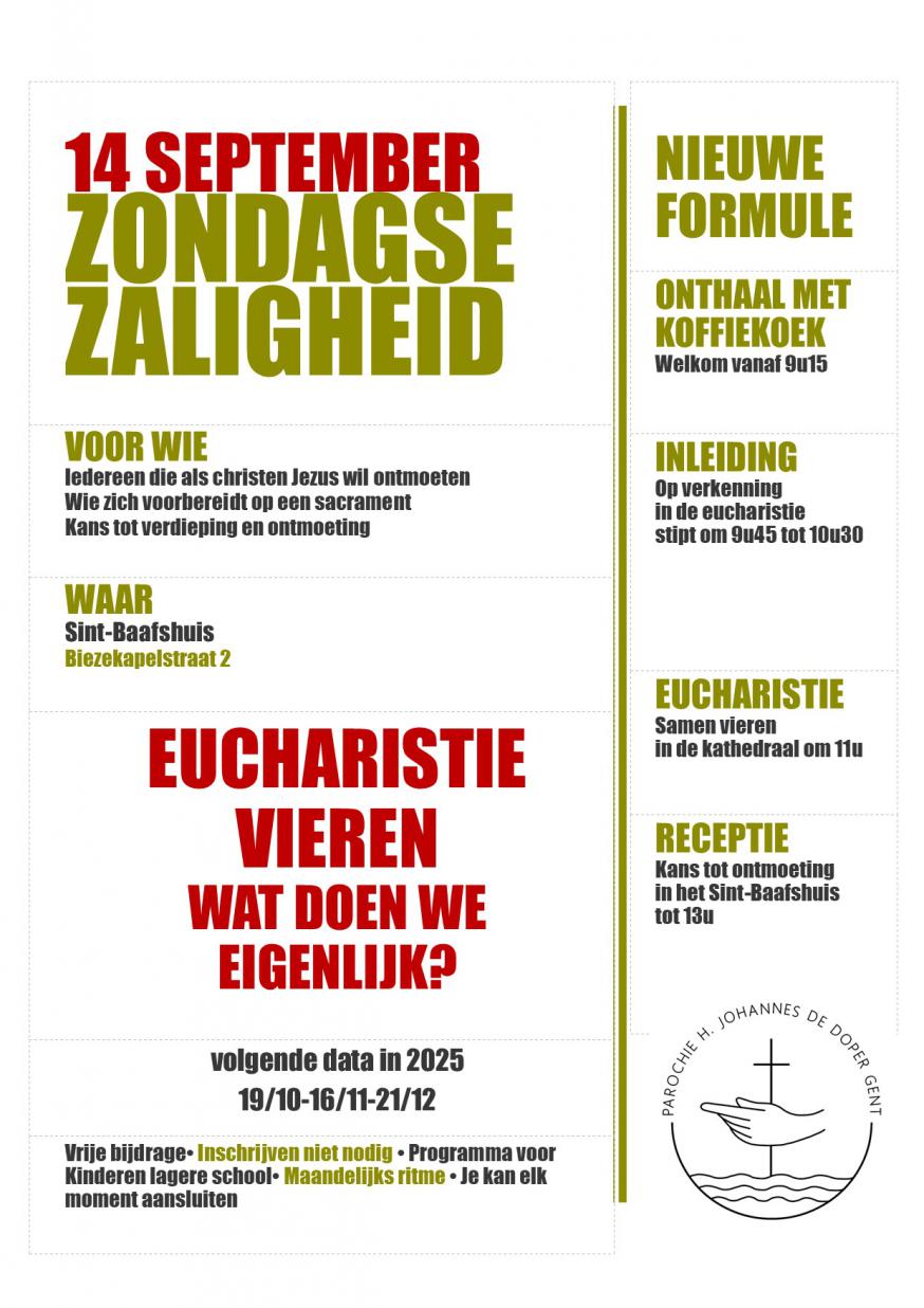 Eucharistie vieren 