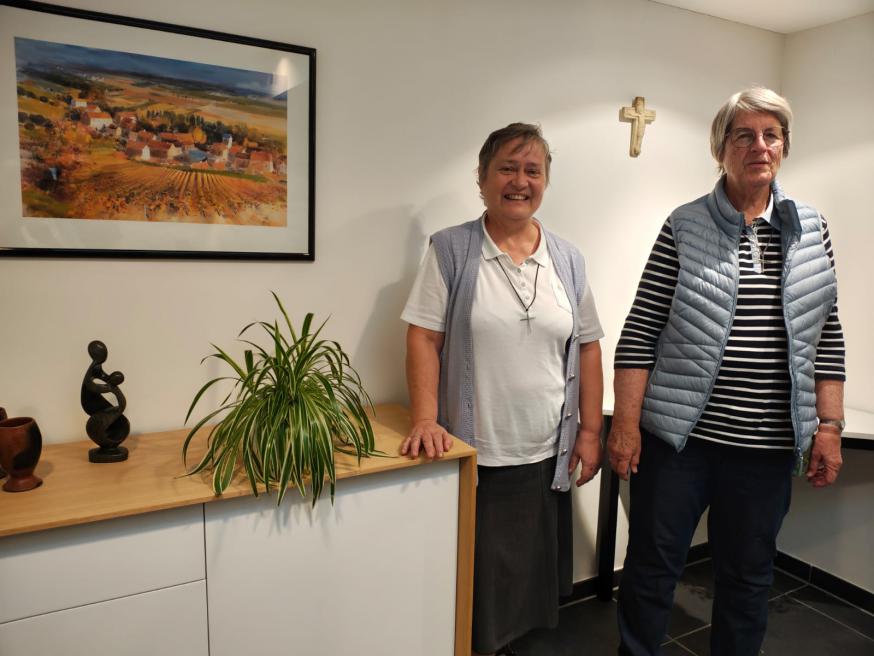 Zuster Lieve (links) en zuster Françoise (Rechts) © Irene Meganck